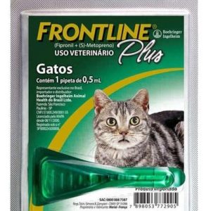 Frontline Plus Pipeta Gato Pulgas Y Garrapatas