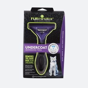 Cepillo Furminator gato mediano – largo – pelo corto