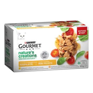 GOURMET NATURE`S CREATION POLLO PAVO 12X4X85GR