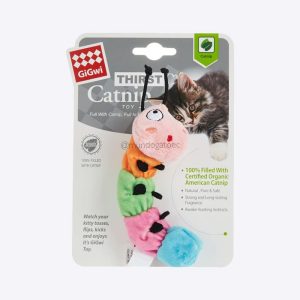 Juguete de gusanito con catnip – Gigwi