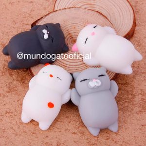 Juguete antiestrés suave de gato para niños