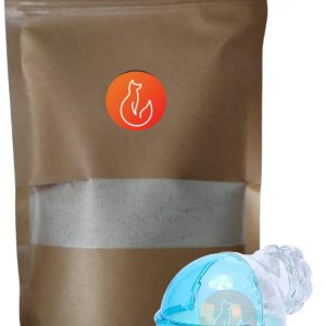 Combo 6 Arena de Sílice  de 1kg + Arenera en forma de cápsula