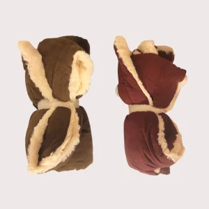 Manta con corderito Paws 115 x 70 cm. (Varios colores)