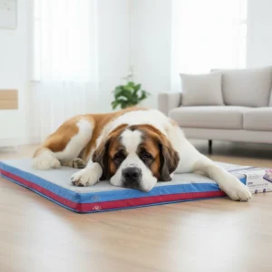 Cama frío/calor cálida/refrescante reversible. Colchón ortopédico. 88x55x8cm