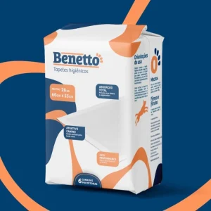 Pañales pads higiénicos Benetto, para adiestramiento. 60x55cm