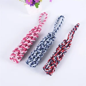 Cuerda mordedor. Nudo largo con agarre 35cm (Colores variados)