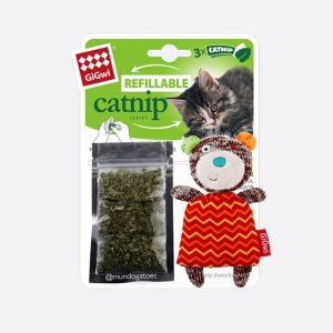 Juguete de Oso para rellenar con catnip GiGwi