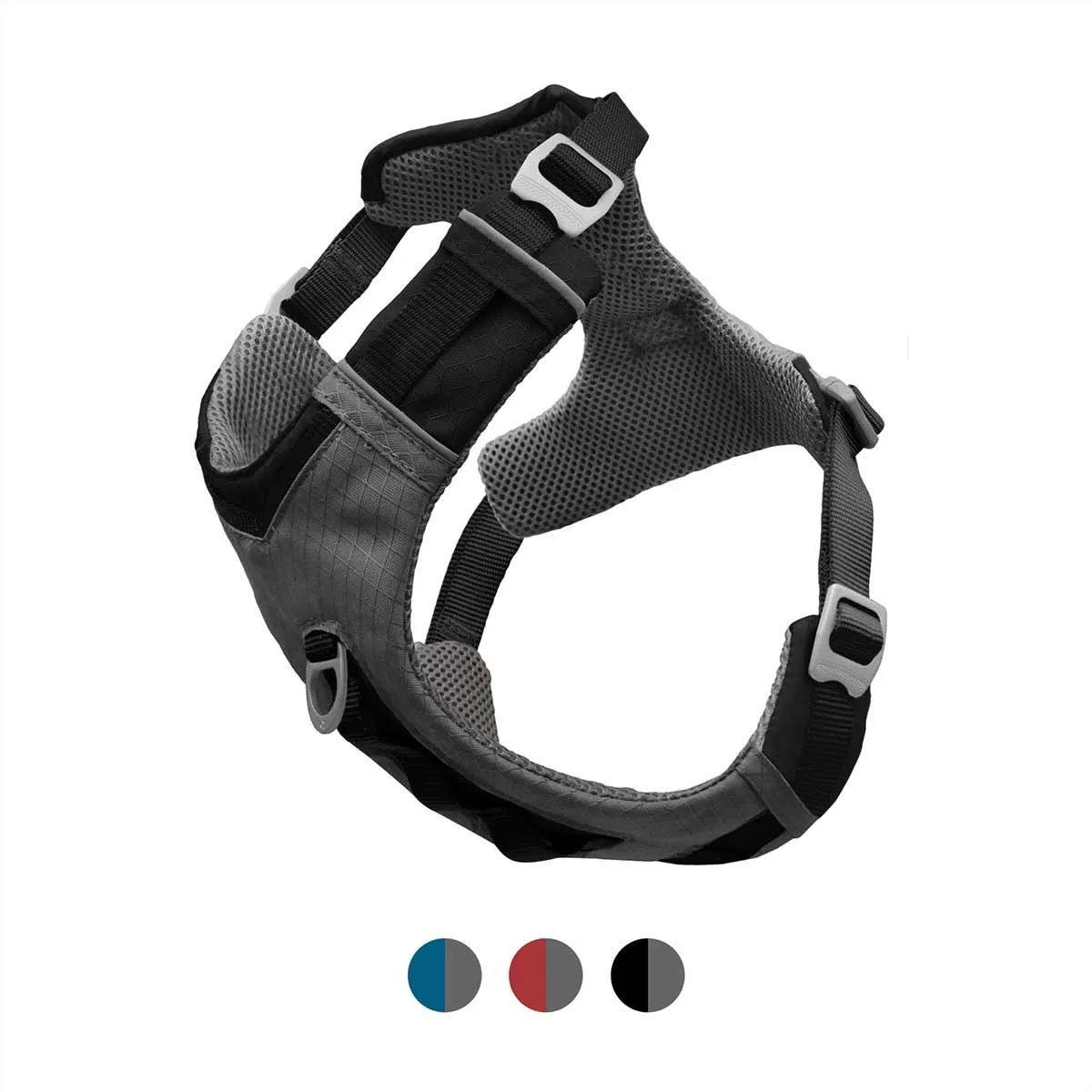 KURGO JOURNEY AIR HARNESS XL – BLACK/GARGOYLE GREY