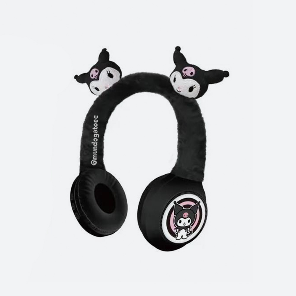 Audifonos Kuromi de peluche inalámbricos