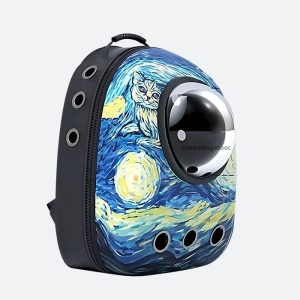 Mochila para gato tipo astronauta