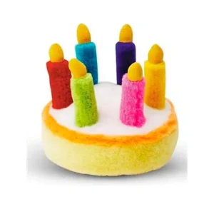 MULTIPET PLUSH MUSICAL BIRTHDAY CAKE TOY