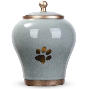 Urna de Cerámica para Cenizas de Perros y Gatos