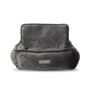 NANDOG CAR SEAT QUILTED DARK GRAY LARGE