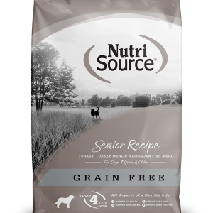 Nutrisource Senior Grain Free 4lb – Concentrado Sin Granos para Perros Mayores