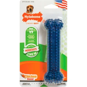 NYLABONE DENTAL CHEW BLISTER CARD WOLF