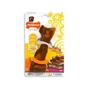 NYLABONE FLAVOR FRENZY RHINO-MEATLOAF AND GRAVY WOLF