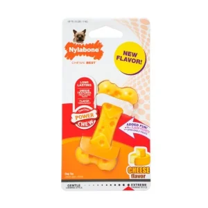 NYLABONE POWER CHEW CHEESE BONE MEDIUM