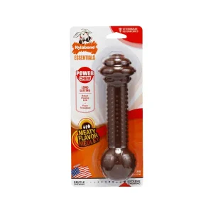 NYLABONE POWER CHEW MEATY FLAVOR MEDLEY BARBELL LARGE