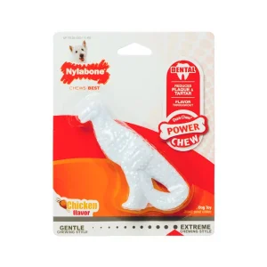 NYLABONE POWER CHEW DENTAL DINOSAUR ORIGINAL BLISTER CARD GIANT