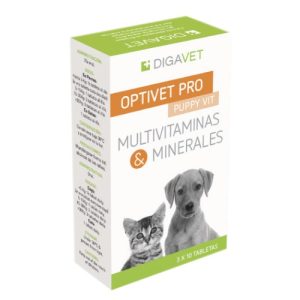 Optivet Pro Multivitaminas y Minerales Suplemento completo para la salud integral de perros y gatos