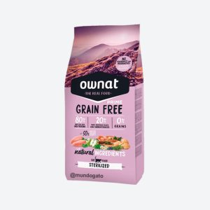 Ownat Sterilized con sabor a pavo y pollo – 1kg