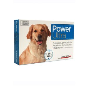 Power Ultra 21 A 40 Kg Pipeta Perro Antipulgas&garrapatas