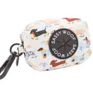 SASSY WOOF DACHSHUND WASTE BAG