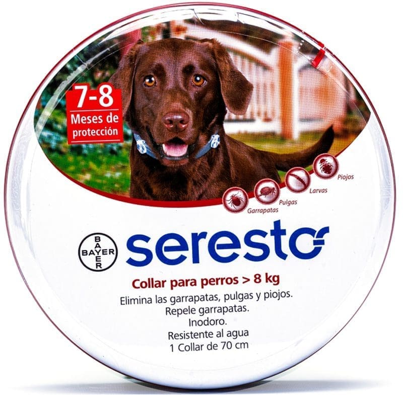 SERESTO Collar Perro Antiparasitario mas de 8 Kg
