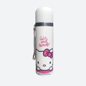 Termo blanco de Hello Kitty