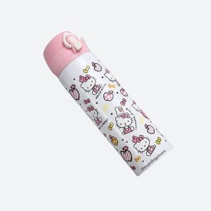 Termo con patrón de Hello Kitty