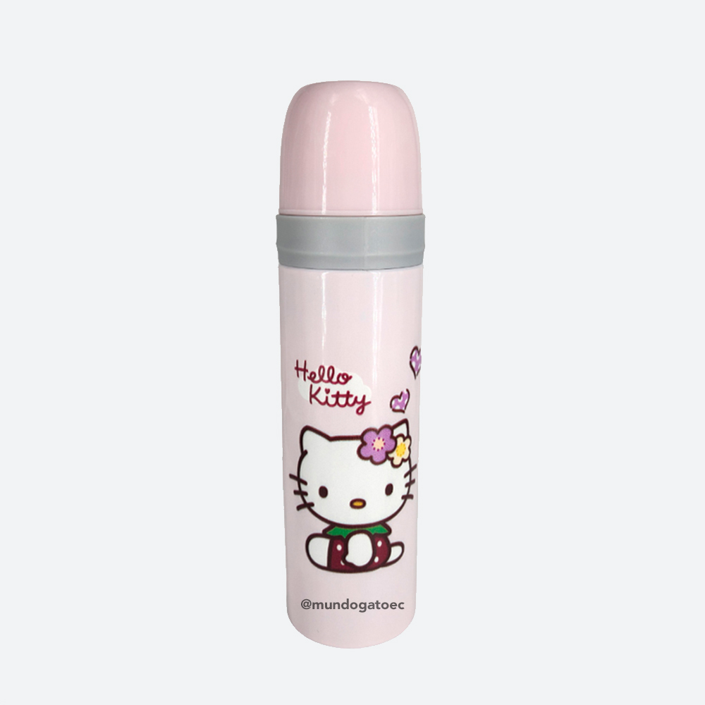 Termo rosado de Hello Kitty