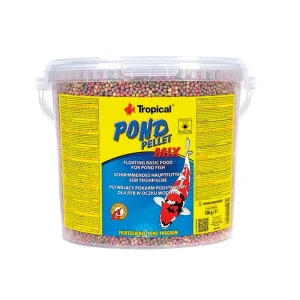 TROPICAL POND PELLET MIX 700G BUCKET 5LT