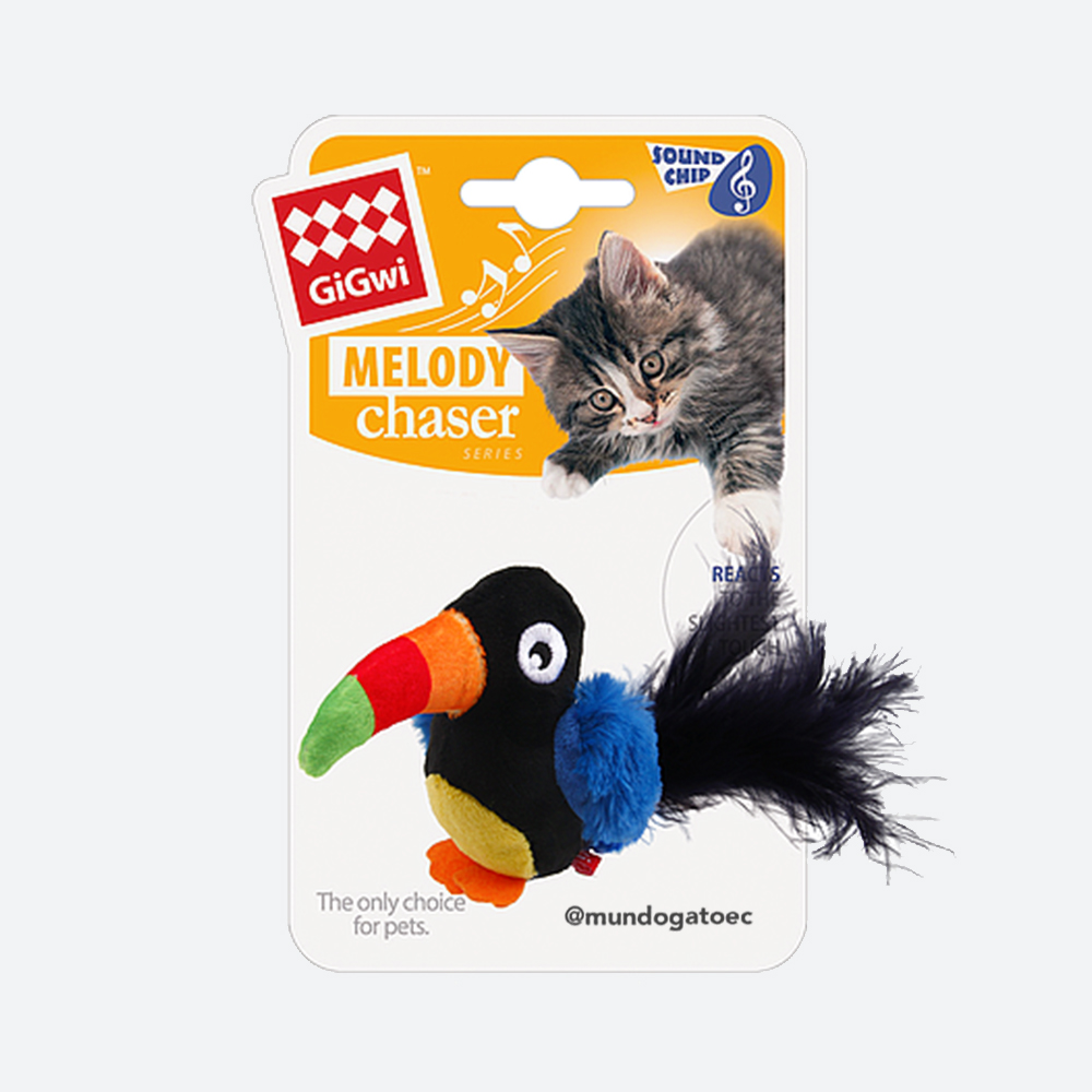 Tucán de juguete para gatos – Gigwi