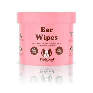 NATURAL DOG COMPANY EAR WIPES 50 COUNT