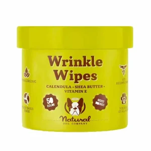 NATURAL DOG COMPANY WRINKLE WIPES 50 COUNT