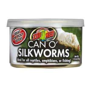 ZOOMED CAN O SILKWORMS