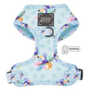 SASSY WOOF ADJUSTABLE HARNESS – TROPICANA
