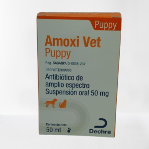 Amoxivet puppy 50mg medicamento veterinario
