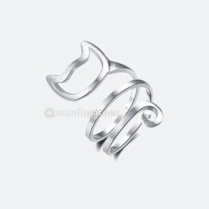 Anillo gatito espiral