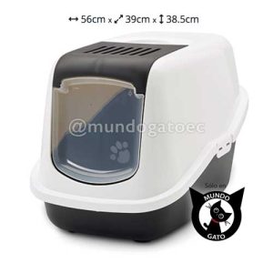 Arenero Mediano tipo iglu Nestor – Negro