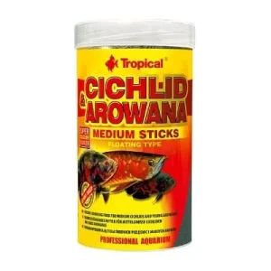 TROPICAL CICHLID & AROWANA MEDIUM STICKS 250ML 90GR