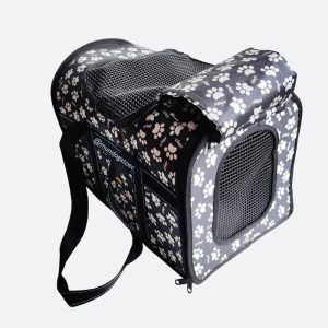 Bolso de transporte estampado patitas