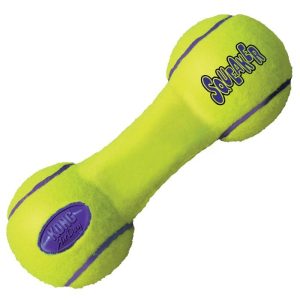 Air kong squeaker dumbbell