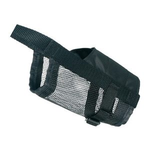 Bozal Nylon con malla cosida, Negro