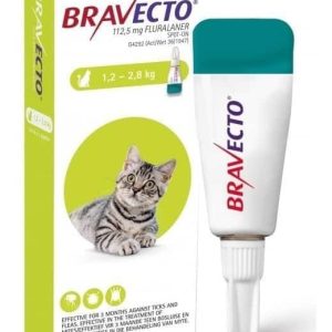 BRAVECTO ANTIPULGAS GATO 1,2 A 2,8 KILOS