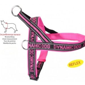 Arnés acolchado Dynamic dog rosa
