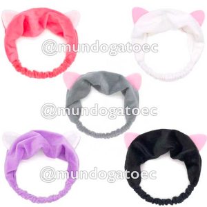 Cintillo con orejas de gato