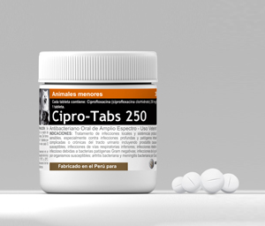 CIPRO-TABS 250 – FRASCO CON 30 TABLETAS