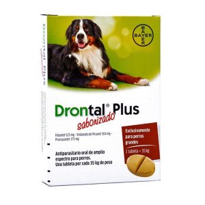 Drontal Plus Perros hasta 35 Kg x 1 comprimido