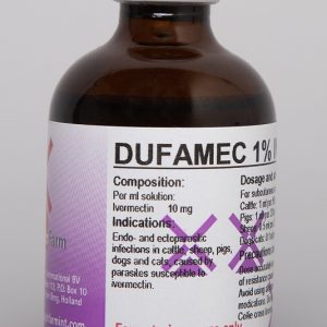 Dufamec 1% Ivermectina Frascos de 50 ml